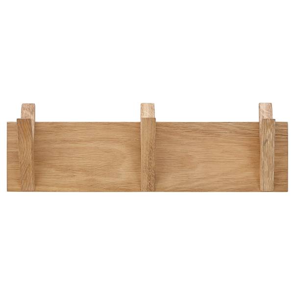 Garderobenleiste Woods Cross - Eiche - Breite: 40 cm