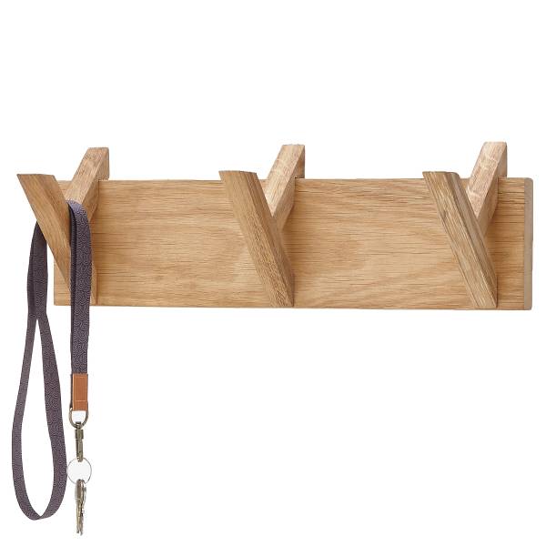 Garderobenleiste Woods Cross - Eiche - Breite: 40 cm
