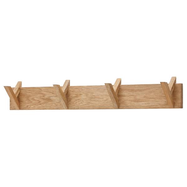 Garderobenleiste Woods Cross - Eiche - Breite: 80 cm