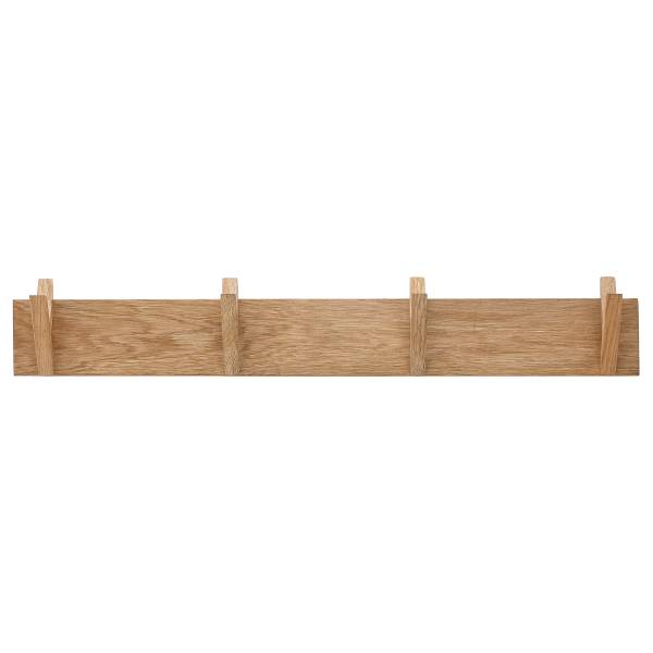 Garderobenleiste Woods Cross - Eiche - Breite: 80 cm