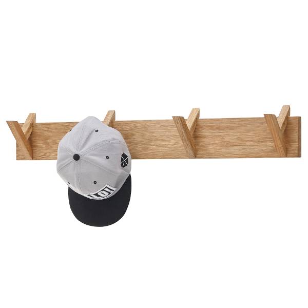 Garderobenleiste Woods Cross - Eiche - Breite: 80 cm
