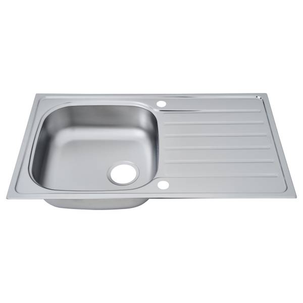 Küchenspüle Dallas Edelstahl 1 Becken - Silber