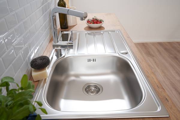 Küchenspüle Dallas Edelstahl 1 Becken - Silber