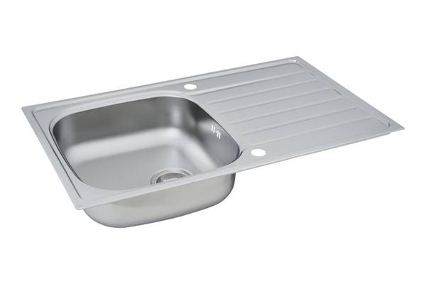 Küchenspüle Dallas Edelstahl 1 Becken - Silber