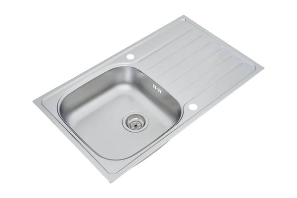 Küchenspüle Dallas Edelstahl 1 Becken - Silber