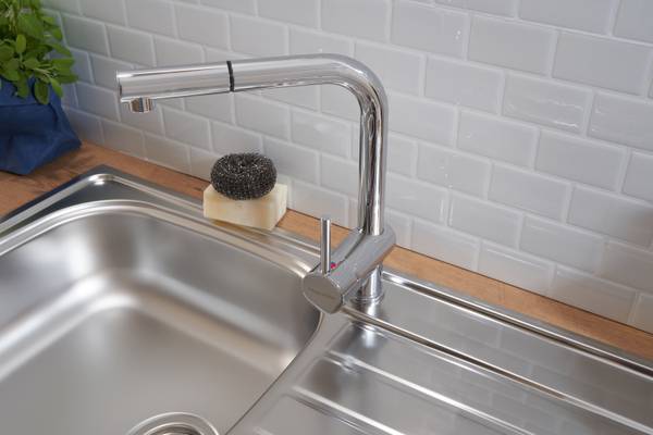 Küchenspüle Dallas Edelstahl 1 Becken - Silber