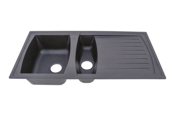 Küchenspüle Boston 2 Becken - Grau