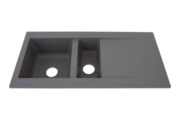 Küchenspüle Denver 2 Becken - Grau