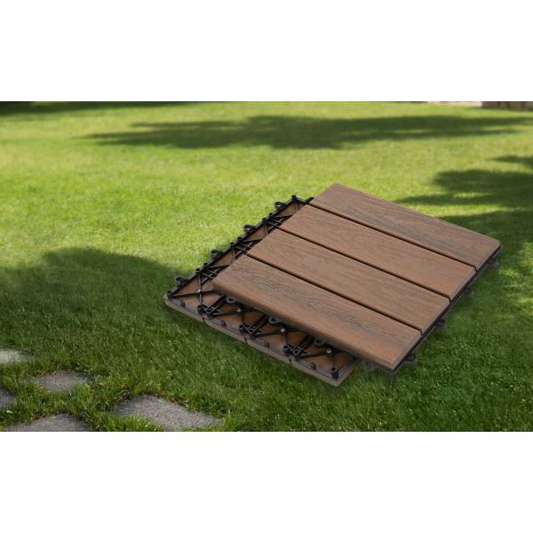 Terrassenfliese Svevo 11er-Set Typ B - Braun