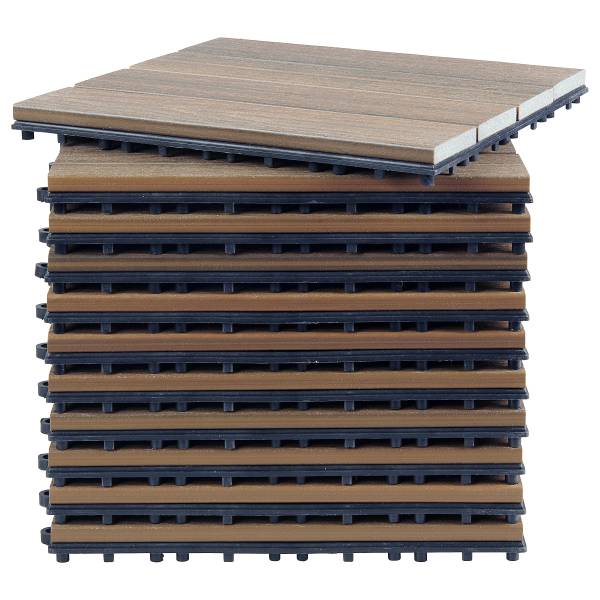 Terrassenfliese Svevo 11er-Set Typ B - Braun