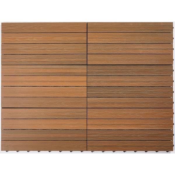 12er-Set Terrassenfliese Svevo - Braun