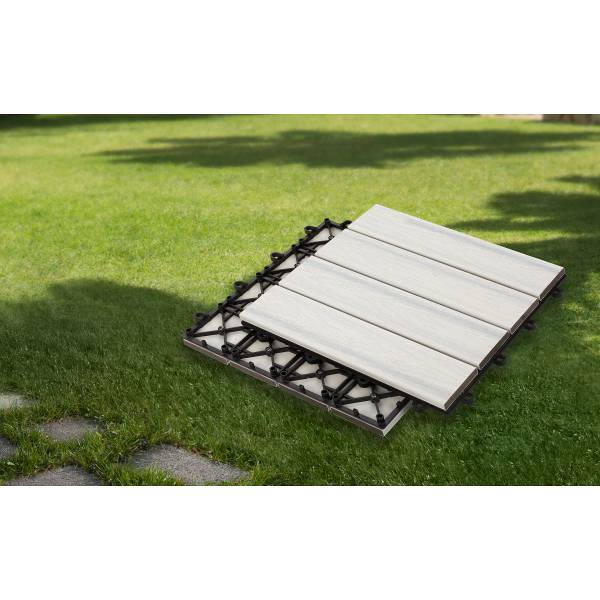 Terrassenfliese Svevo 11er-Set Typ B - Weiß
