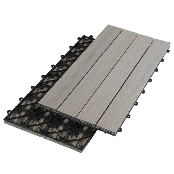 Terrassenfliese Svevo 6er-Set Typ A - Grau