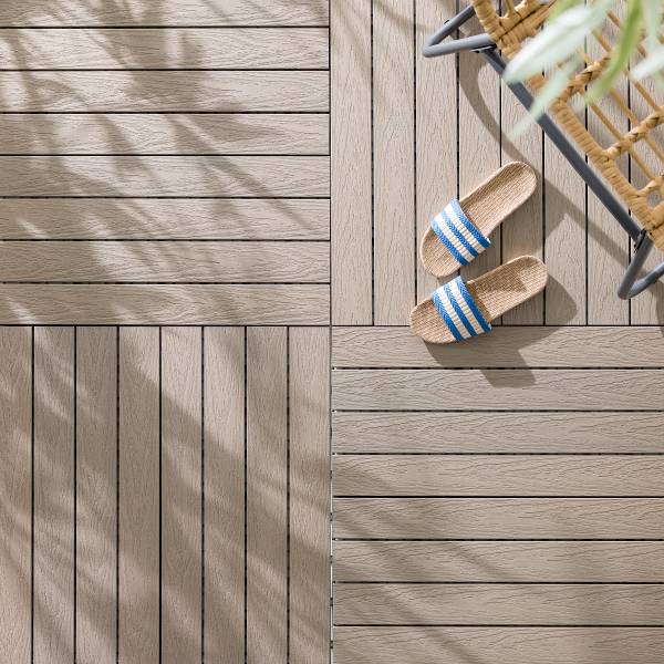 Terrassenfliese Svevo 6er-Set Typ A - Grau