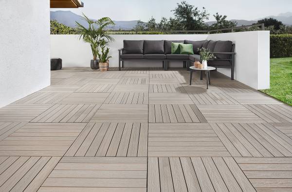 Terrassenfliese Svevo 6er-Set Typ A - Grau