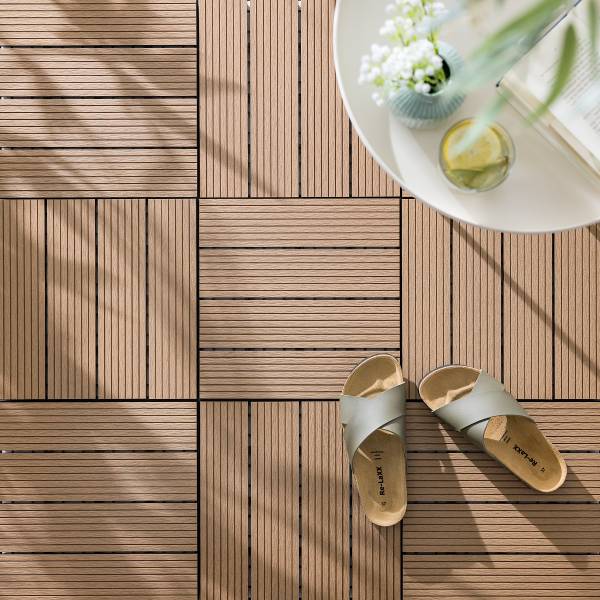 22er-Set Terrassenfliese Svevo Typ A - Braun