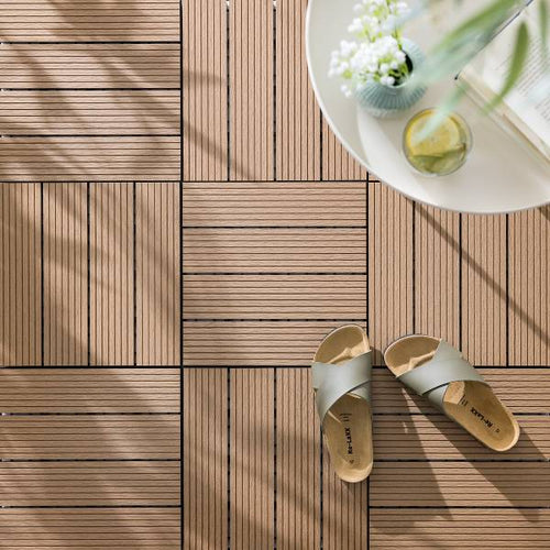 22er-Set Terrassenfliese Svevo Typ A - Braun