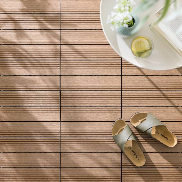 22er-Set Terrassenfliese Svevo Typ A - Braun