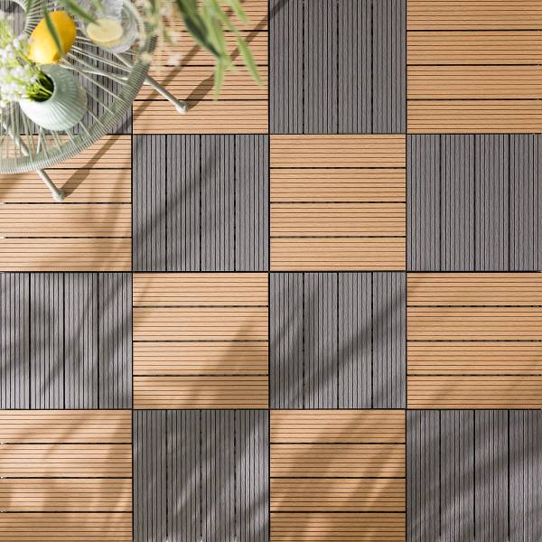 22er-Set Terrassenfliese Svevo Typ A - Braun