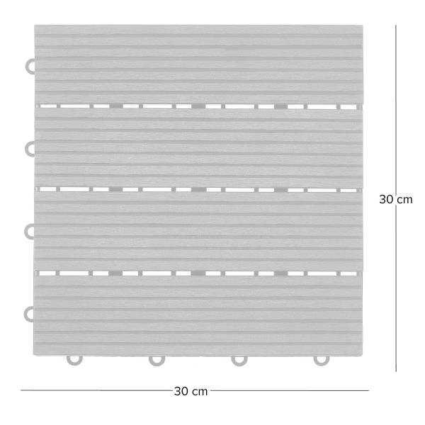 22er-Set Terrassenfliese Svevo Typ A - Braun