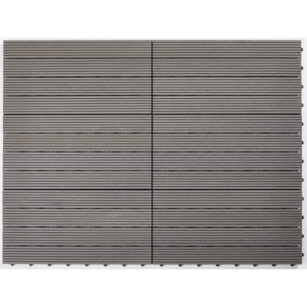 Terrassenfliese Svevo 6er-Set Typ B - Grau