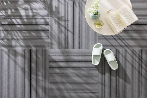 Terrassenfliese Svevo 6er-Set Typ B - Grau