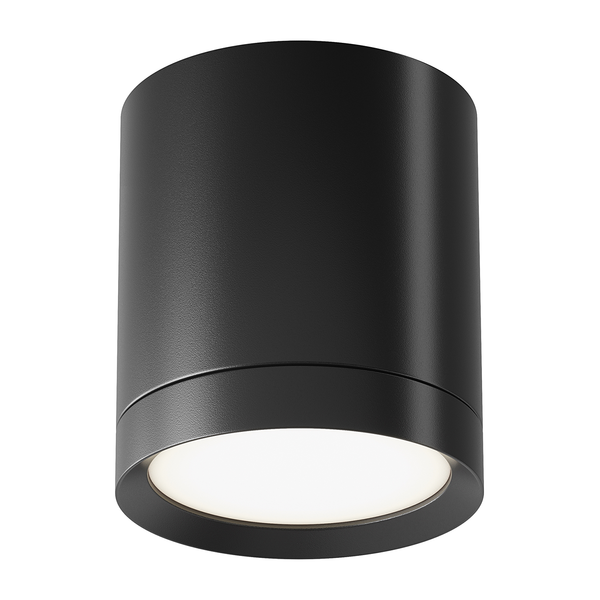 Deckenleuchte Hoop Typ B - Aluminium - 1-flammig - Schwarz