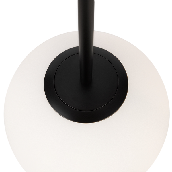 Pendelleuchte Basicform Typ A - Milchglas / Mischmetall - 1-flammig