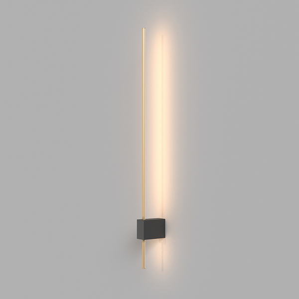 LED-Wandleuchte Pars Typ A - Aluminium - 1-flammig