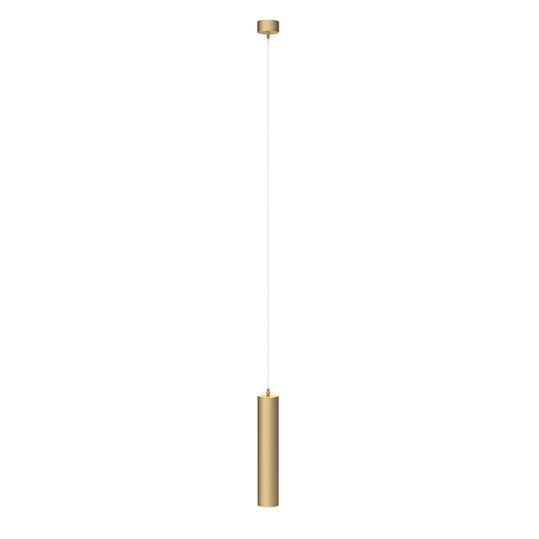 Pendelleuchte Focus - Aluminium - 1-flammig - Gold