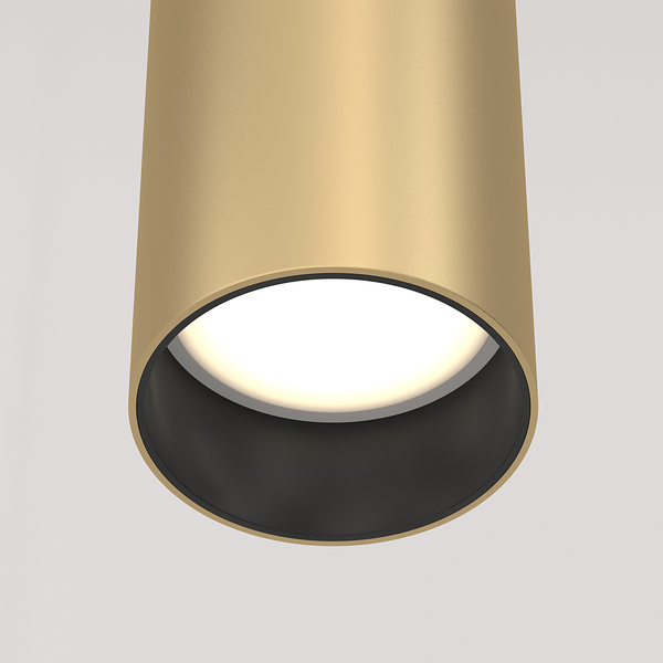 Pendelleuchte Focus - Aluminium - 1-flammig - Gold