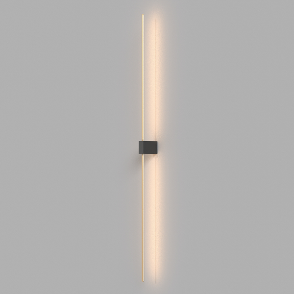 LED-Wandleuchte Pars Typ B - Aluminium - 1-flammig