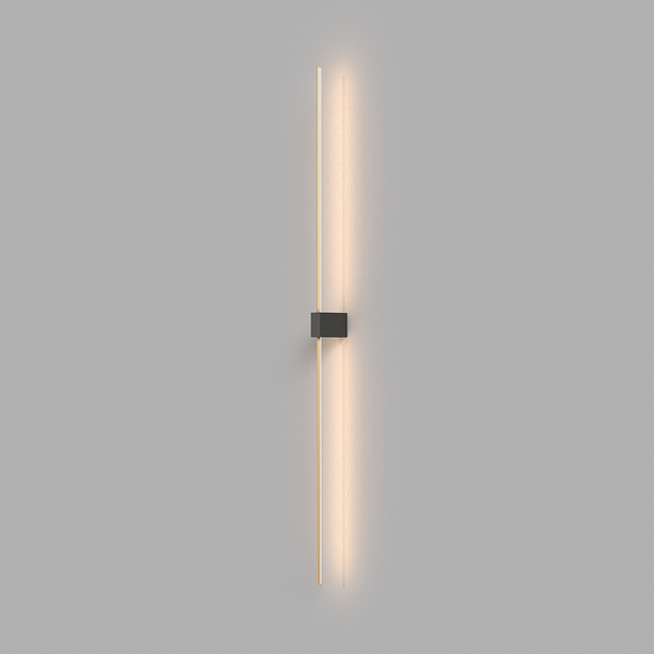 LED-Wandleuchte Pars Typ B - Aluminium - 1-flammig