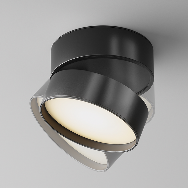 LED-Deckenleuchte Onda Typ C - Aluminium - 1-flammig