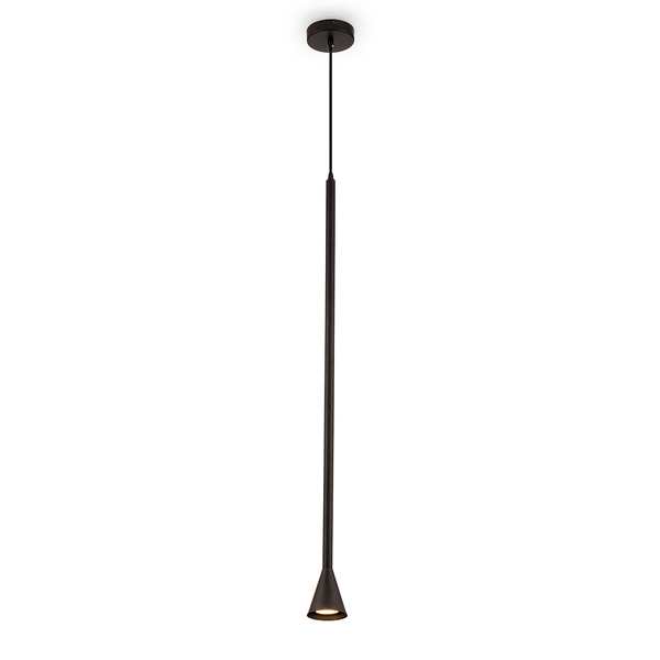 Pendelleuchte Arrow - Mischmetall - 1-flammig - Schwarz