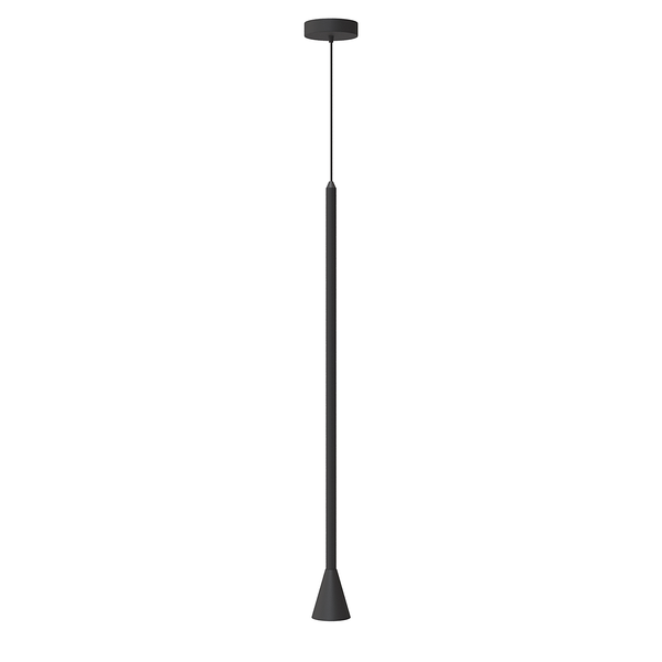 Pendelleuchte Arrow - Mischmetall - 1-flammig - Schwarz