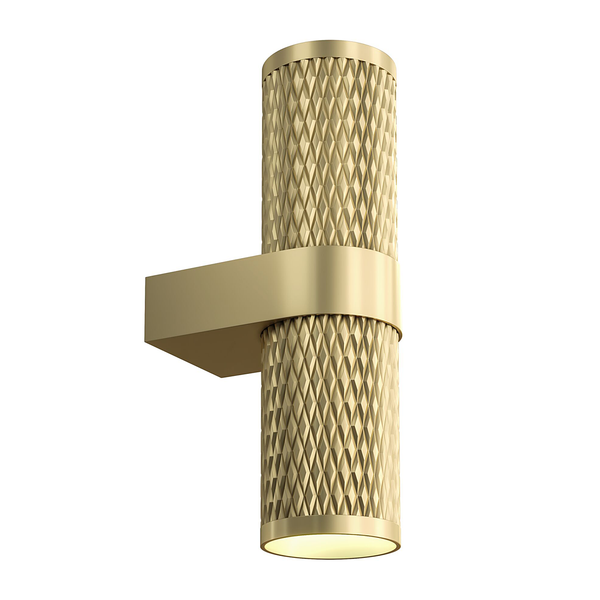 Wandleuchte Focusdesign - Aluminium - 2-flammig - Gold