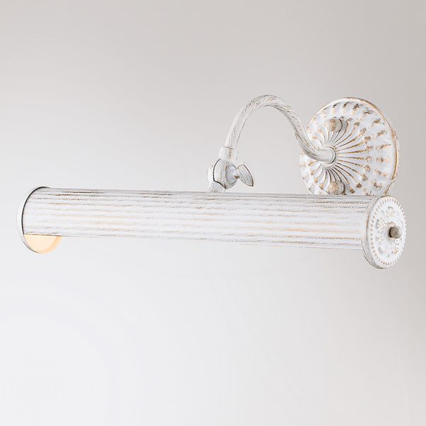Wandleuchte Renoir - Mischmetall - 2-flammig - Weiß
