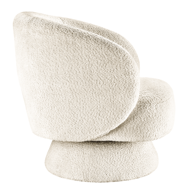 Drehbarer Loungesessel LANARE - Creme