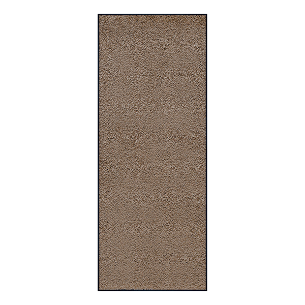 Fuß- & Sauberlaufmatte Taupe - Polyamid / Nitrilgummi - Braun - 75 x 190 cm