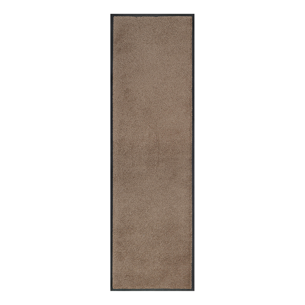 Fuß- & Sauberlaufmatte Taupe - Polyamid / Nitrilgummi - Braun - 35 x 120 cm