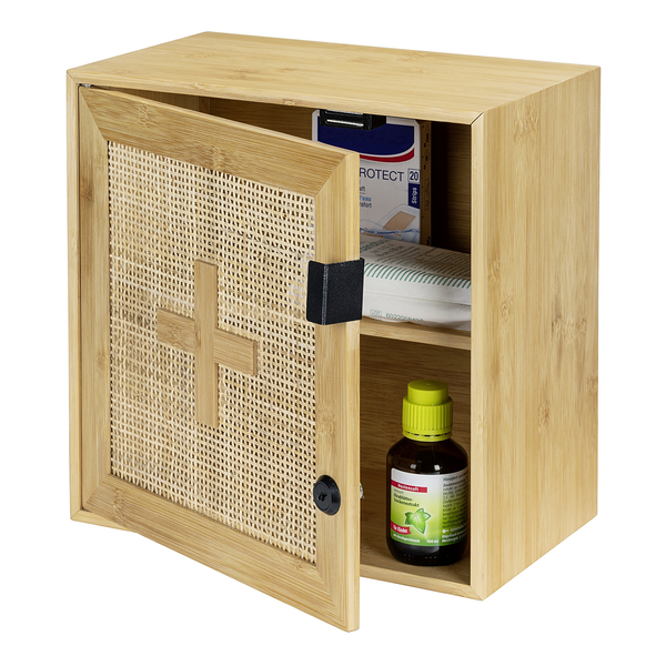Medizinschrank Allegre - Rattan / Bambus