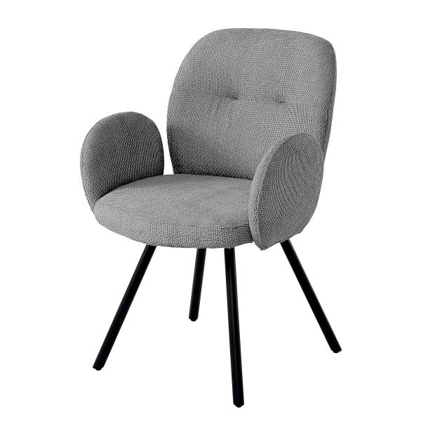Armlehnenstuhl EVAC 2er-Set - Grau