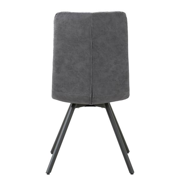 Polsterstuhl Etla 2er-Set - Grau