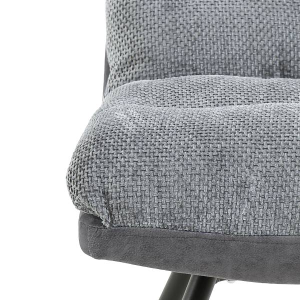 Polsterstuhl Etla 2er-Set - Grau