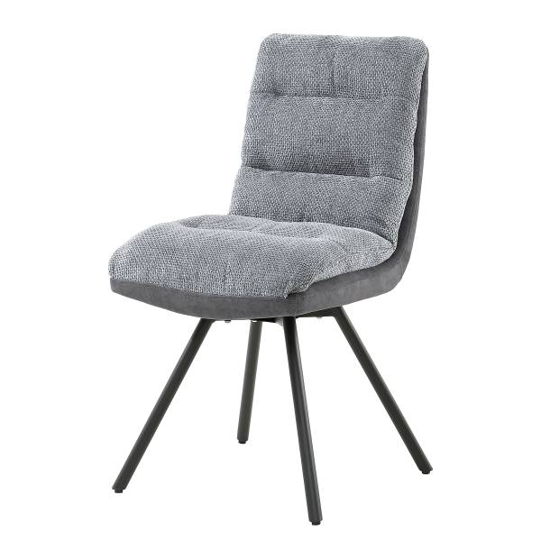 Polsterstuhl Etla 2er-Set - Grau