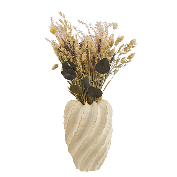 Vase ORGANIC - Steingut - Beige