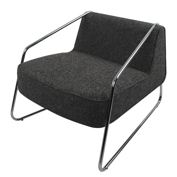 Sessel ILOR - Webstoff Hevi: Anthrazit