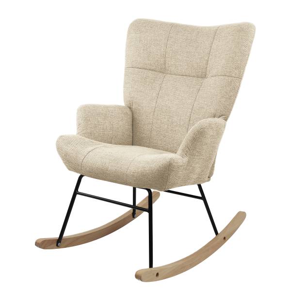 Schaukelsessel OURA - Webstoff Roge: Beige