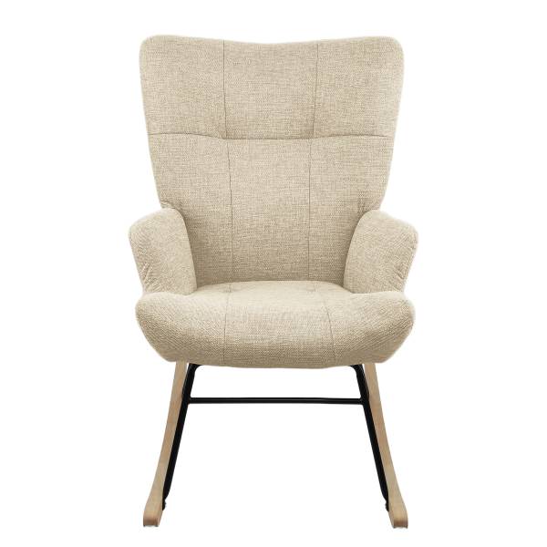 Schaukelsessel OURA - Webstoff Roge: Beige